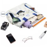 Lässige, vielseitige Umhängetasche in Kontrastfarbe, Umhängetasche, Studentenhandtasche – Bild 4