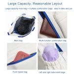 Lässige, vielseitige Umhängetasche in Kontrastfarbe, Umhängetasche, Studentenhandtasche – Bild 6