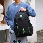 Männer Rucksack Nylon Oxford Knapsack große Kapazität Student Schultasche – Bild 9