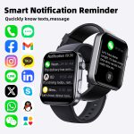 F300 Smart Watch mit 2,1-Zoll-Bildschirm unterstützt Bluetooth-Anrufe/EKG/Blutzusammensetzungsanalyse/über 50 Sportmodi, Black Silicone, Black Pink Silicone, Black Gray Silicone, Black Milan, Black 3-Beads Steel, Black Leather, Black Brown Leather – Bild 4