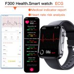 F300 Smart Watch mit 2,1-Zoll-Bildschirm unterstützt Bluetooth-Anrufe/EKG/Blutzusammensetzungsanalyse/über 50 Sportmodi, Black Silicone, Black Pink Silicone, Black Gray Silicone, Black Milan, Black 3-Beads Steel, Black Leather, Black Brown Leather – Bild 10