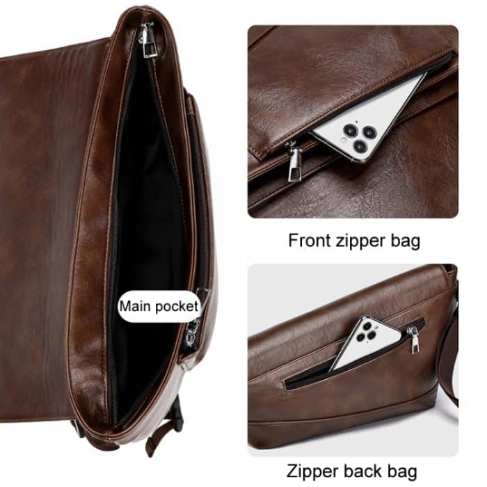 WEIXIER D515 Umhängetasche für Herren, große Kapazität, wasserdichter Messenger-Rucksack – Bild 5