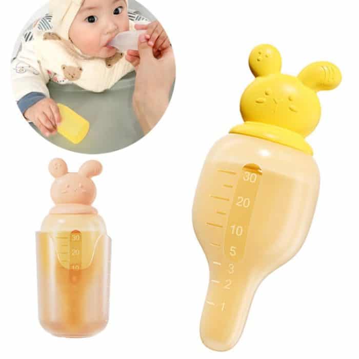 Baby Schnuller Medizin Feeder Drücken Infant Fütterung Dropper Silikon Wasser Feeder – Bild 2