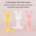Bunny Baby Beißring BPA FREI Food-Grade Silikon Beißring Infant Zahnen Stick Anti-essen Hand, Nano Color, Pink, Transparent, With Box Nano Color, With Box Pink, With Box Transparent – Bild 4
