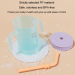 Baby Trinkbecher Schrägmund Becher Kinder Trinkhalm Wasserbecher – Bild 8