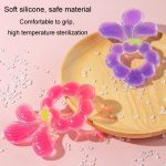 Baby Food-Grade Silikon Trauben Beißring Kleinkind Zahnen Sticks Obst Silikon Knabbereien, Purple, Pink, With Box Purple, With Box Pink – Bild 7