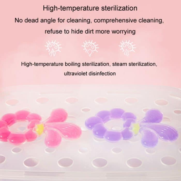 Baby Food-Grade Silikon Trauben Beißring Kleinkind Zahnen Sticks Obst Silikon Knabbereien, Purple, Pink, With Box Purple, With Box Pink – Bild 8