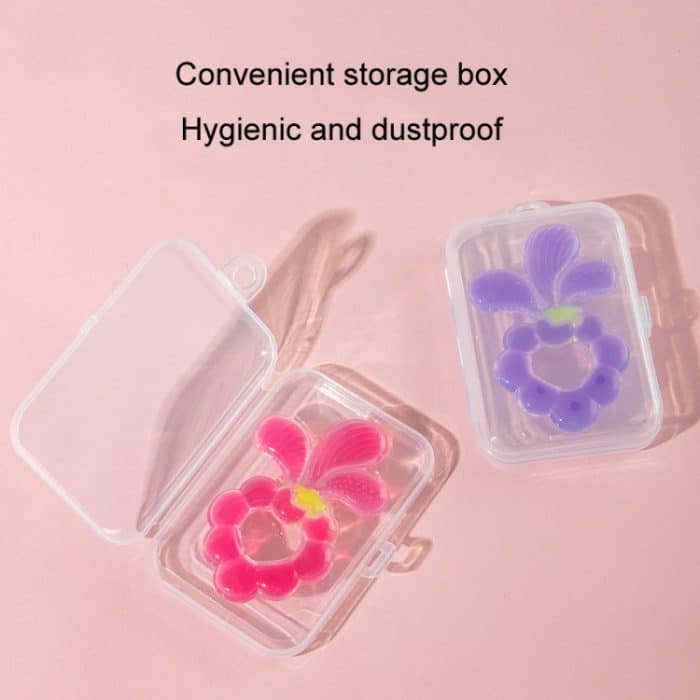 Baby Food-Grade Silikon Trauben Beißring Kleinkind Zahnen Sticks Obst Silikon Knabbereien, Purple, Pink, With Box Purple, With Box Pink – Bild 9