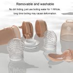 Tragbarer Mehrzweck-Babynahrungsfütterungslöffel Obst-Gemüse-Silikon-Fütterungsschnullerflasche – Bild 8