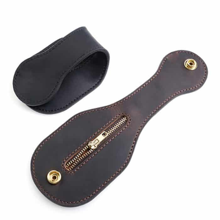 Münzgeldbörse, tragbare Aufbewahrung, Lederetui, Werkzeugtasche – Bild 3