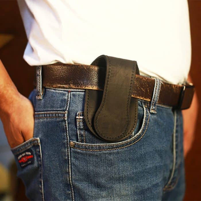 Münzgeldbörse, tragbare Aufbewahrung, Lederetui, Werkzeugtasche – Bild 7