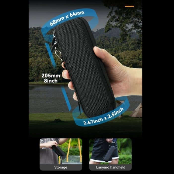 Für DJI Osmo Pocket 3 Kamera TELESIN Tragbare Tragetasche Aufbewahrungstasche, Pocket 3 Body Bag – Bild 6