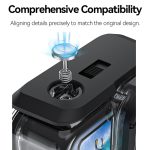 Für Insta360 Ace Pro Kamera TELESIN 45m Wasserdichte Fall Unterwasser Tauchen Gehäuse Abdeckung – Bild 7