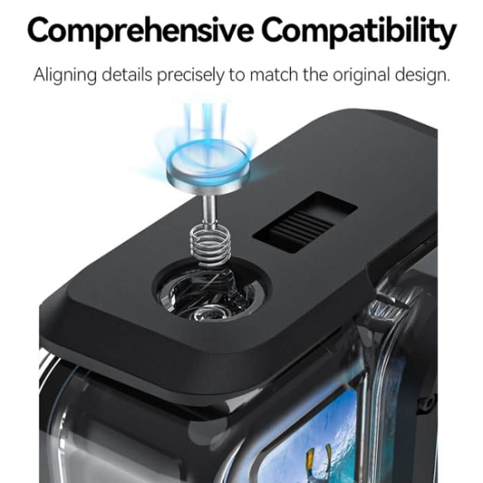 Für Insta360 Ace Pro Kamera TELESIN 45m Wasserdichte Fall Unterwasser Tauchen Gehäuse Abdeckung – Bild 7