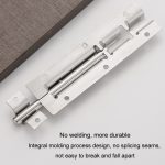 Edelstahl-Riegel Türriegel Badezimmer Holztür und Fenster Anti-Diebstahl-Riegelschloss, 2 inch, 3 inch, 4 inch, 5 inch, 6 inch, 8 inch, 10 inch, 12 inch – Bild 8