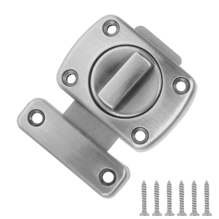 TBD0605066501.jpg Edelstahl Drehriegelverschluss Anti-Diebstahl-Sicherheit Badezimmertürschloss Federriegel, Small Silver, Small Black, Small Red Bronze, Large Silver, Large Black, Large Red Bronze, Extra Large Silver, Extra Large Black, Extra Large Red Bronze – Bild 1