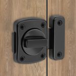 Edelstahl Drehriegelverschluss Anti-Diebstahl-Sicherheit Badezimmertürschloss Federriegel, Small Silver, Small Black, Small Red Bronze, Large Silver, Large Black, Large Red Bronze, Extra Large Silver, Extra Large Black, Extra Large Red Bronze – Bild 9