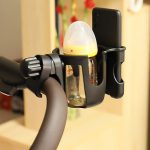 2 in 1 Skelett Kinderwagen Handy Becherhalter Kinderwagen Mehrzweck-Flaschenregal – Bild 2