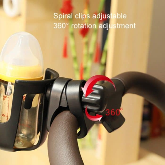 2 in 1 Skelett Kinderwagen Handy Becherhalter Kinderwagen Mehrzweck-Flaschenregal – Bild 3