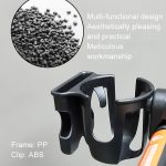 2 in 1 Skelett Kinderwagen Handy Becherhalter Kinderwagen Mehrzweck-Flaschenregal – Bild 6