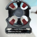 2 in 1 Skelett Kinderwagen Handy Becherhalter Kinderwagen Mehrzweck-Flaschenregal – Bild 7