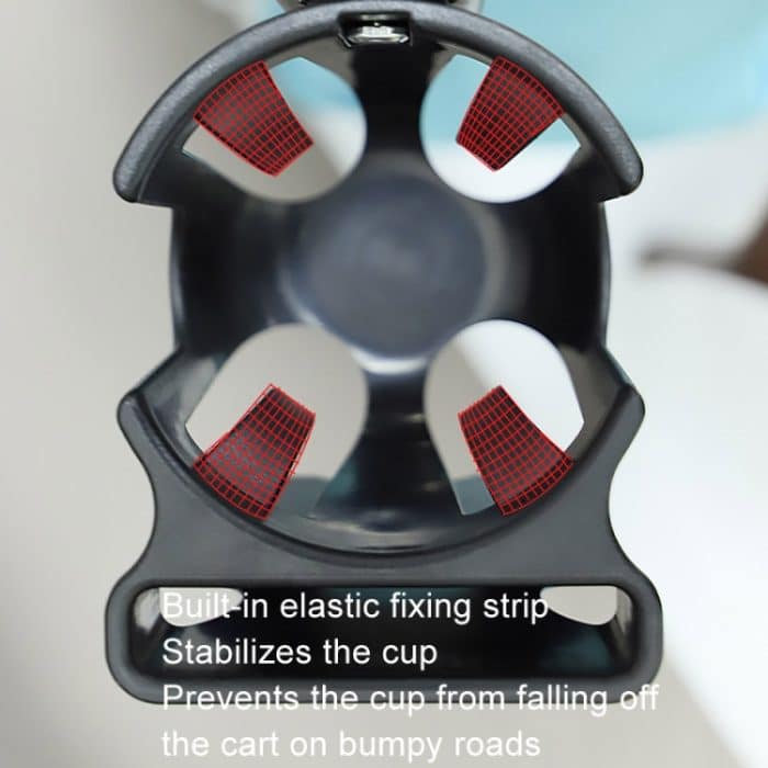 2 in 1 Skelett Kinderwagen Handy Becherhalter Kinderwagen Mehrzweck-Flaschenregal – Bild 7