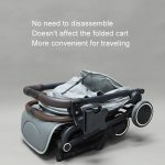 2 in 1 Skelett Kinderwagen Handy Becherhalter Kinderwagen Mehrzweck-Flaschenregal – Bild 9