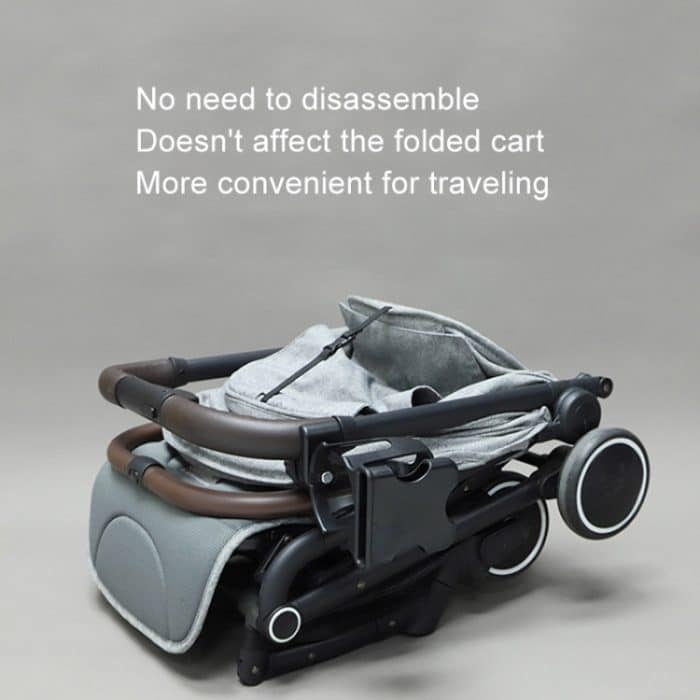 2 in 1 Skelett Kinderwagen Handy Becherhalter Kinderwagen Mehrzweck-Flaschenregal – Bild 9