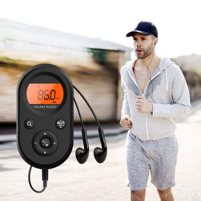 M01 Mini Tragbares wiederaufladbares FM/AM-Radio mit Hintergrundbeleuchtung – Bild 11