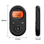 M01 Mini Tragbares wiederaufladbares FM/AM-Radio mit Hintergrundbeleuchtung – Bild 3