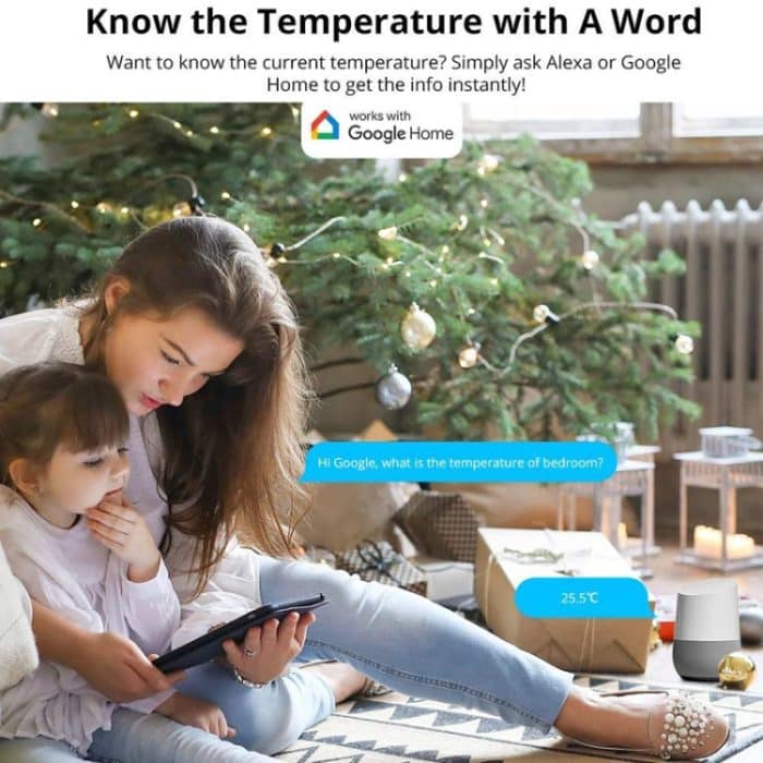 Drahtloser Temperatur- und Feuchtigkeitssensor-Detektor Smart Home, Sonoff SNZB-02P – Bild 11