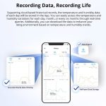 Drahtloser Temperatur- und Feuchtigkeitssensor-Detektor Smart Home, Sonoff SNZB-02P – Bild 6