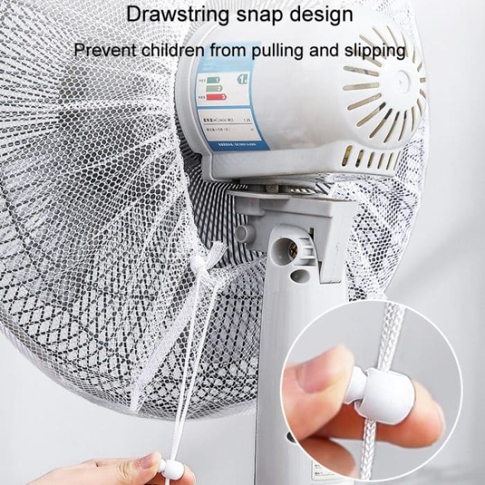 Kinder Anti-Pinch Handventilator Abdeckung Allround Ventilator Staubdichte Mesh-Abdeckung – Bild 4