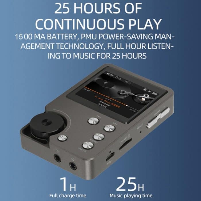 HIFI Verlustfreier DSD256 Musik-Player Sport MP3, Without TF Card, With 64GB TF Card, With 128GB TF Card – Bild 11