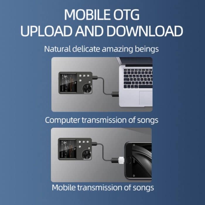 HIFI Verlustfreier DSD256 Musik-Player Sport MP3, Without TF Card, With 64GB TF Card, With 128GB TF Card – Bild 10