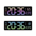 5526 LED Digitalanzeige Elektronische Wanduhr Multifunktionaler Countdown-Wecker – Bild 2