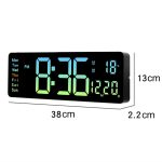 5526 LED Digitalanzeige Elektronische Wanduhr Multifunktionaler Countdown-Wecker – Bild 3