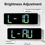5526 LED Digitalanzeige Elektronische Wanduhr Multifunktionaler Countdown-Wecker – Bild 7