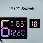 5526 LED Digitalanzeige Elektronische Wanduhr Multifunktionaler Countdown-Wecker – Bild 8