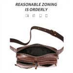 BULL CAPTAIN 082 Große Umhängetasche aus erster Schicht Rindsleder im Retro-Stil mit einer Schulter – Bild 4