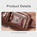 BULL CAPTAIN 082 Große Umhängetasche aus erster Schicht Rindsleder im Retro-Stil mit einer Schulter – Bild 5