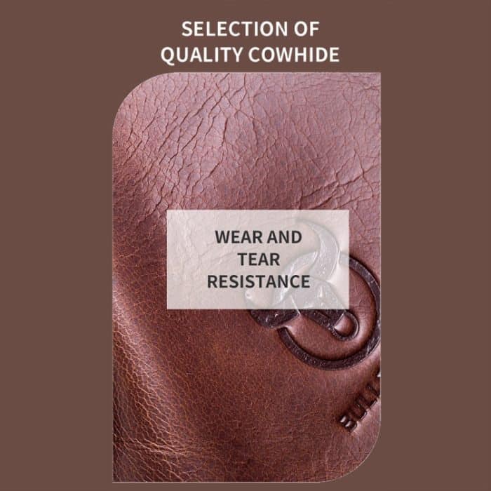 BULL CAPTAIN 082 Große Umhängetasche aus erster Schicht Rindsleder im Retro-Stil mit einer Schulter – Bild 7