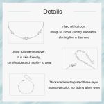 S925 Sterling Silber Platiniertes süßes Hundepfotenarmband – Bild 4