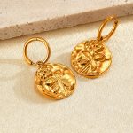 1 Paar Ohrringe aus Edelstahl in Rosenform – Bild 4