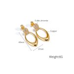 1 Paar Ohrringe mit geometrischem Muster und Vintage-Muster – Bild 6