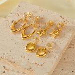 1 Paar Ohrringe mit geometrischem Muster und Vintage-Muster – Bild 3