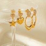 1 Paar Ohrringe mit geometrischem Muster und Vintage-Muster – Bild 5