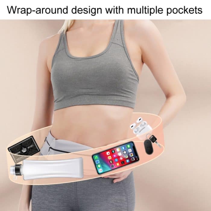 OUDU Outdoor Sports Tragbare Wickel-Hüfttasche Unisex Handytasche, Small, Large – Bild 4