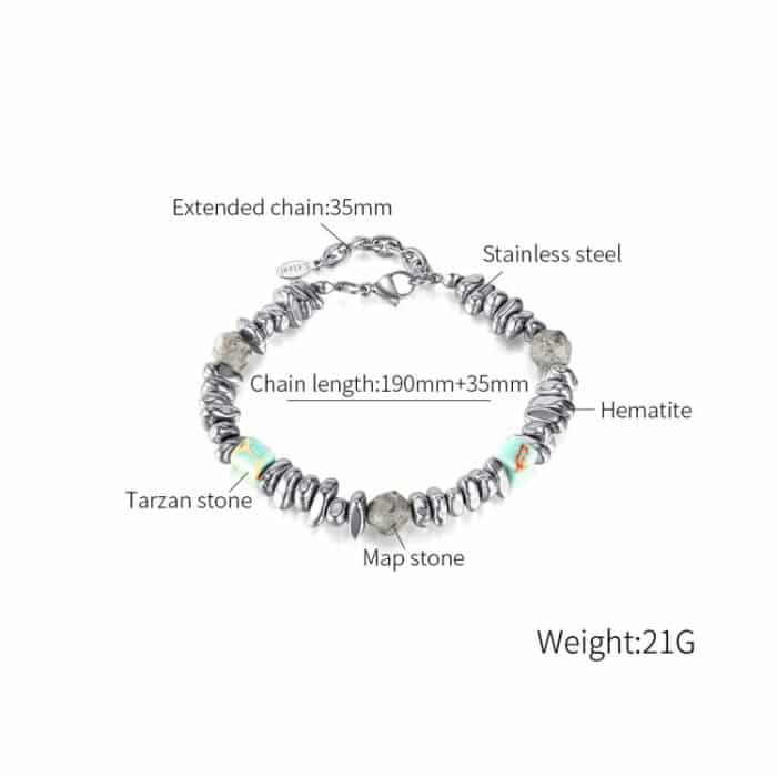 Personalisiertes Spleiß-Edelstahlarmband – Bild 6