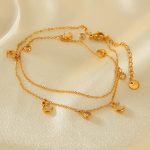 Schlichter Mondanhänger aus Edelstahl mit Zirkonia-Schlüsselbeinkette – Bild 4